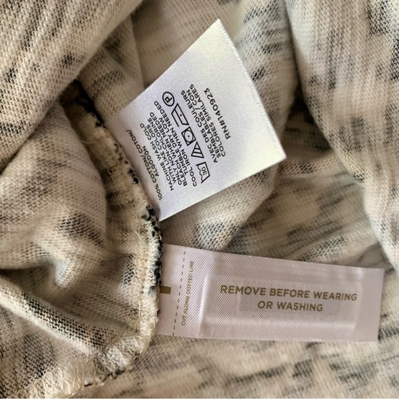 Lou & Grey Cheetah Print Soft Slub Romper M - Picture 3 of 6